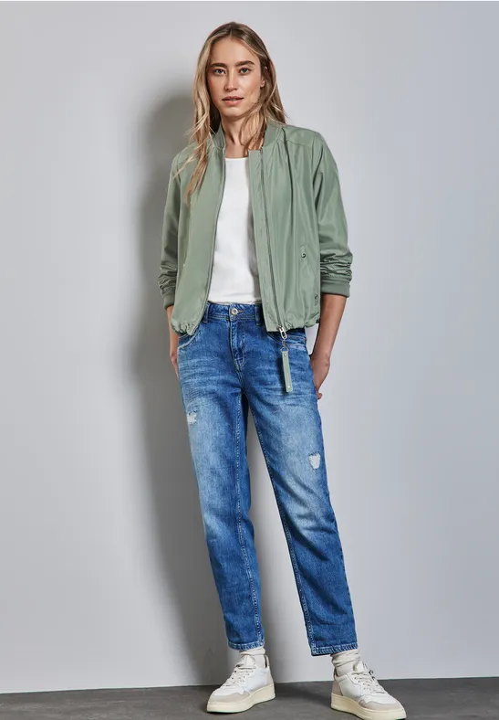 Kaere Blousonjacke Damen STREET-ONE Twill Blouson Jacke Für Damen