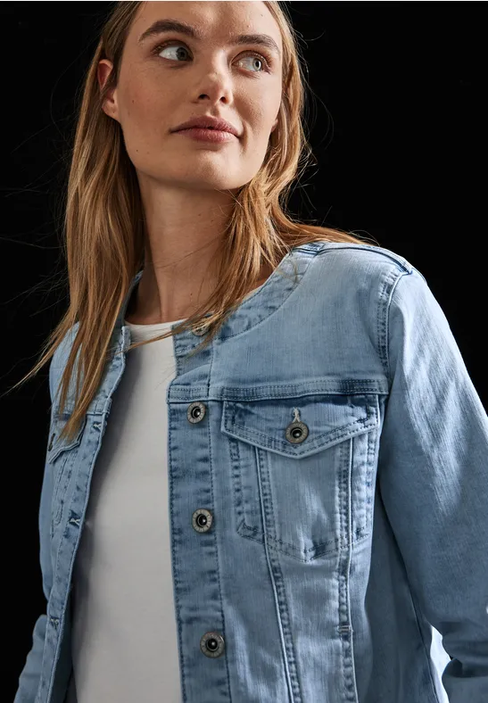 Jeansjacken Jeans Jacke Mit STREET-ONE Jeansjacke Für Damen In