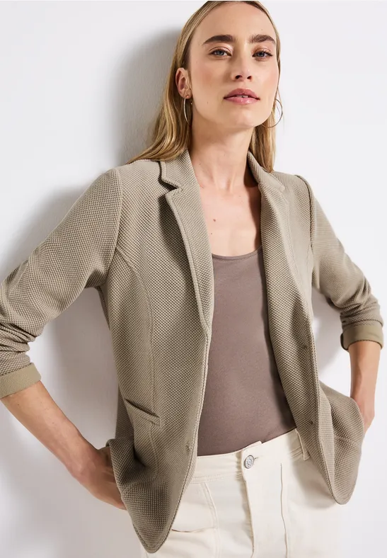Street One Blazer Basique Pour Femmes En Noir