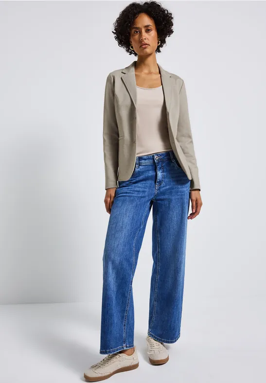 Basic Blazer für Damen in Schwarz