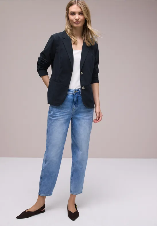 Street One Office__linen Long Blazer dames Blazer