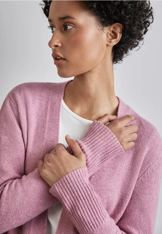 STREET-ONE Offener Cardigan für Damen in Rosa STREET-ONE