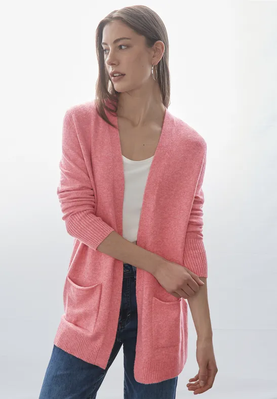 Street ONE Damen Strickjacke – Kuscheliger Cardigan Mit Taschen & Knopfleiste, Vielseitig Kombinierbar