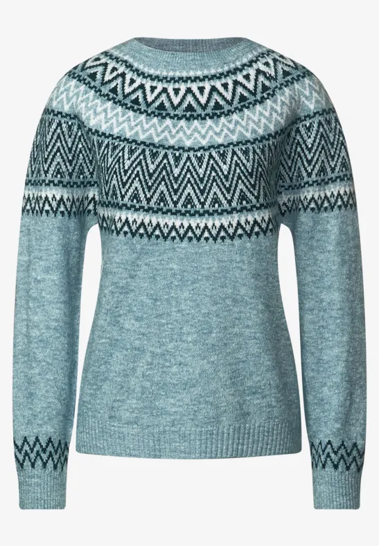 Street One Norwegermuster Pullover STREET-ONE Pullover Im Norweger