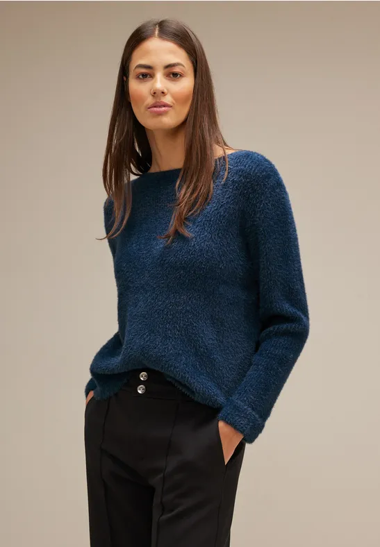 Kaschmir Pullover Flausch Pulli Damen Damen Pullover Flauschiger