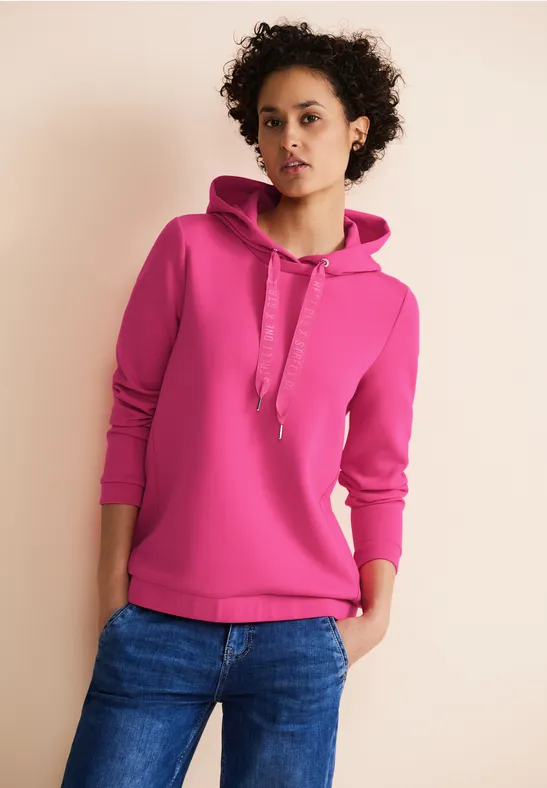 Street One Rosa Sweatshirt Jacke Sweatjacke Pullover Damen Unter