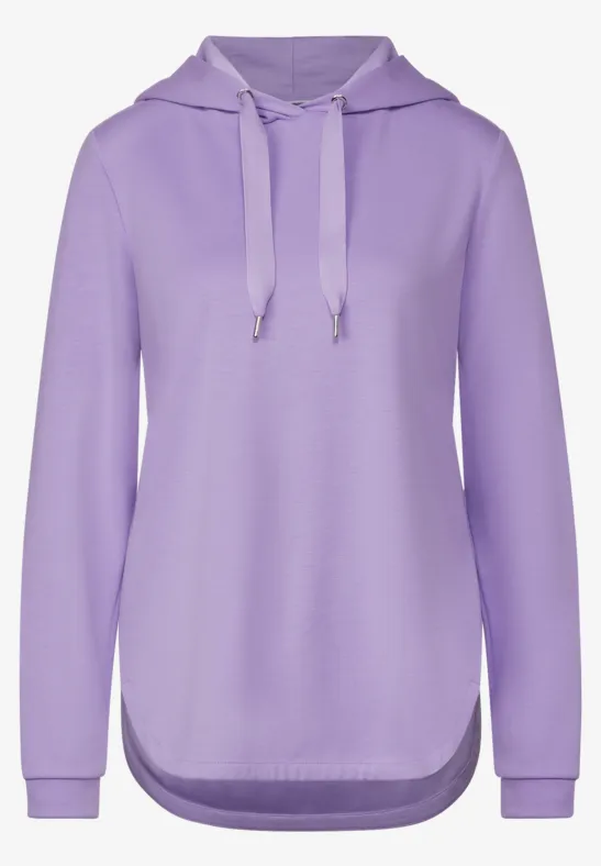 Sweatshirt Damen Lila Sweatshirt Jacke Sweatshirt Jacke Street One Sweatshirt Damen STREET-ONE Sweat Hoodie Für  Damen In Lila STREET-ONE