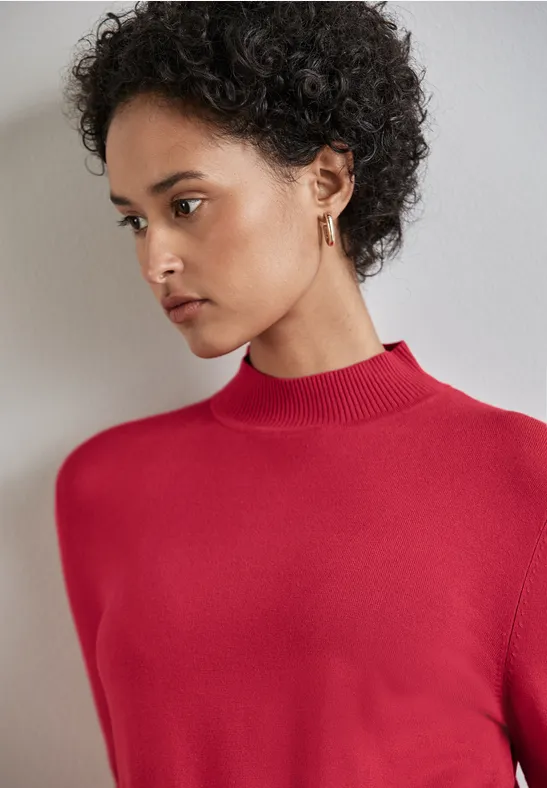 New York trui rood | trui met print - Famous Store