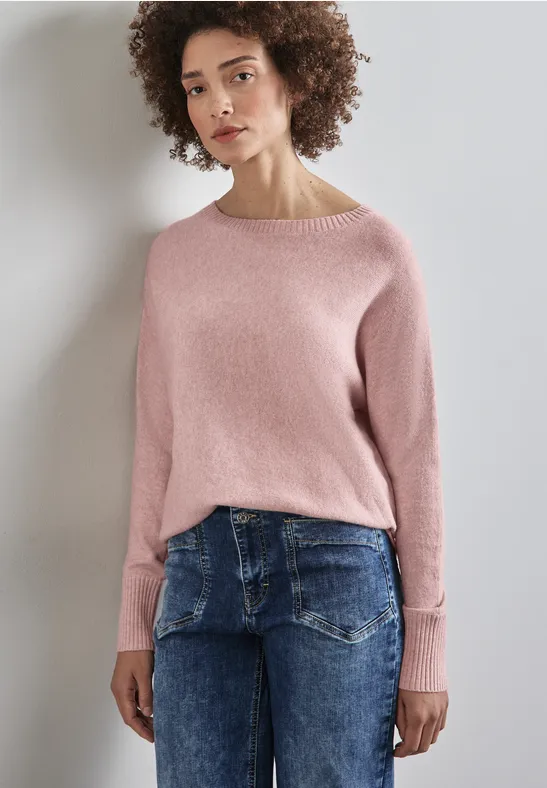 STREET-ONE Dolman Pullover für Damen in Rosa STREET-ONE