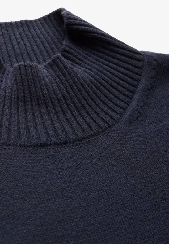 Street One Damen Turtleneck Sweater Kurz - Feinstrick Pullover Mit Tunnelzug