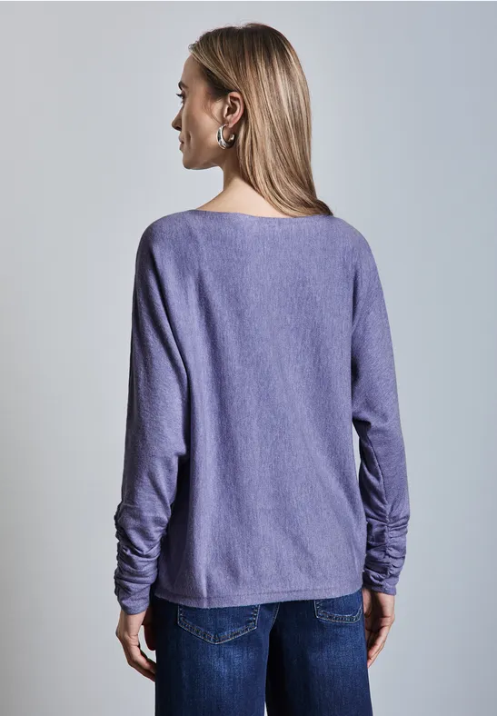 Pull-over Dolman Pour Femmes En Noir