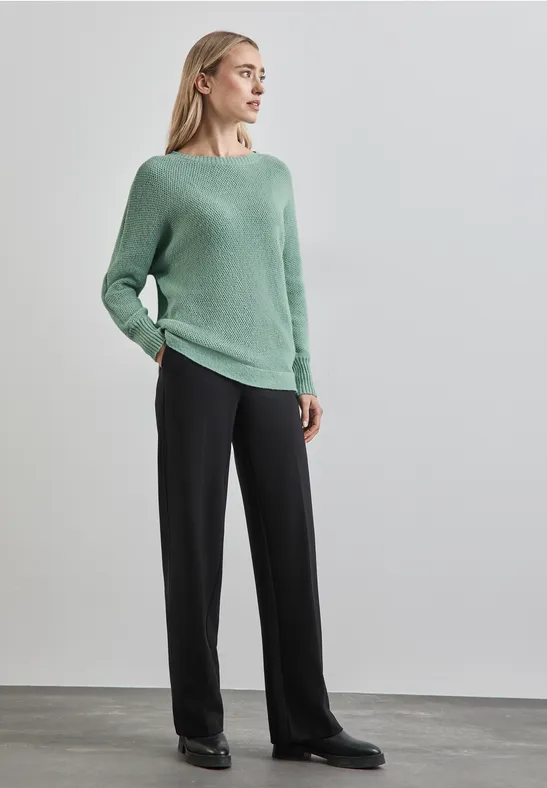 Toby - Cardigan en 100% cachemire vert sauge pour femme