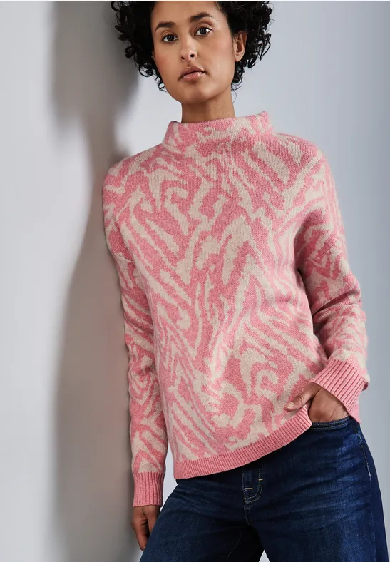 Pull Femme Marks And Spencer Rose Corail - Taille 12 - Laine Acrylique/polyamide - Occasion Très Bon état