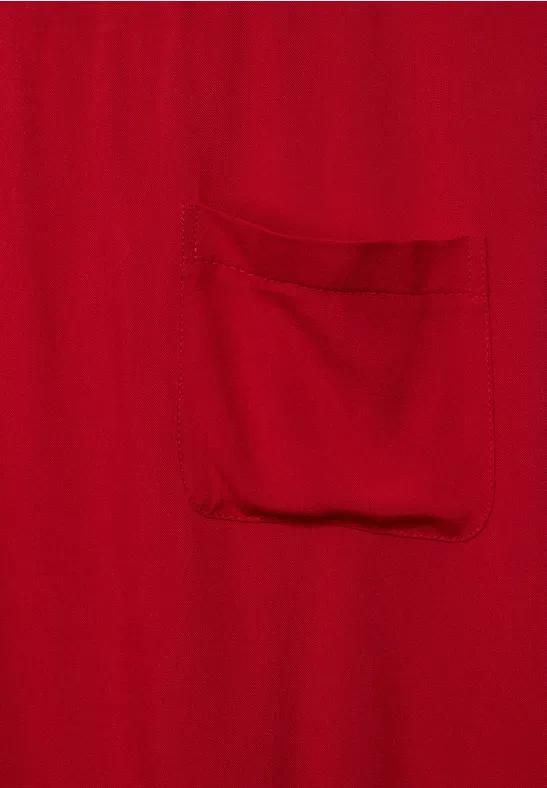 STREET-ONE T-shirt Avec Poche Poitrine En Jaune | STREET-ONE