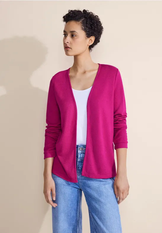 Jeans Street One Wolljacke STREET-ONE Sommer Strickjacke Für Damen