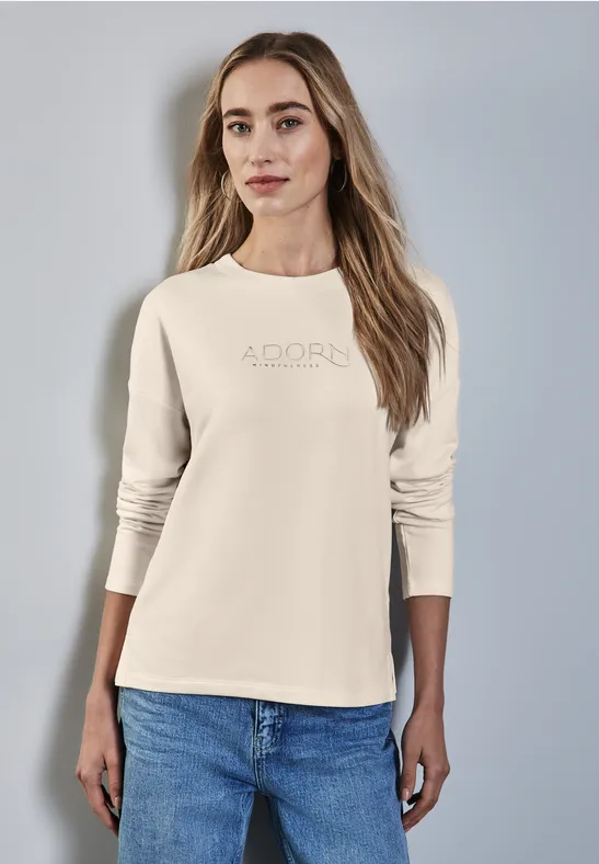 Street One T-Shirt Wording in Rosa kaufen | 26912