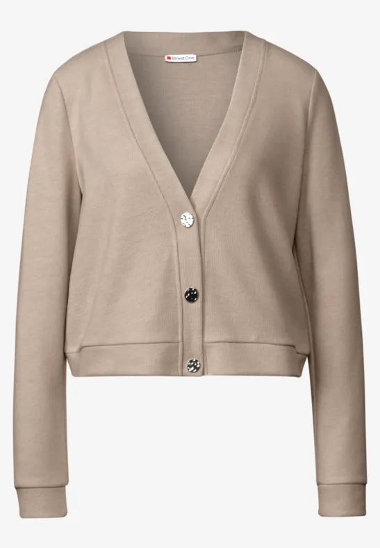STREET-ONE Kuschelige Jacke für Damen in Beige STREET-ONE
