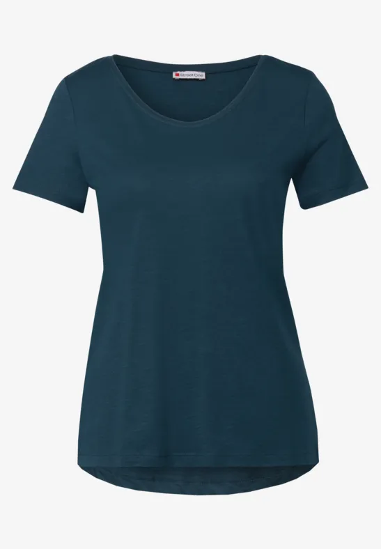 STREET-ONE Lot de t-shirts col V pour femmes en Multicolore