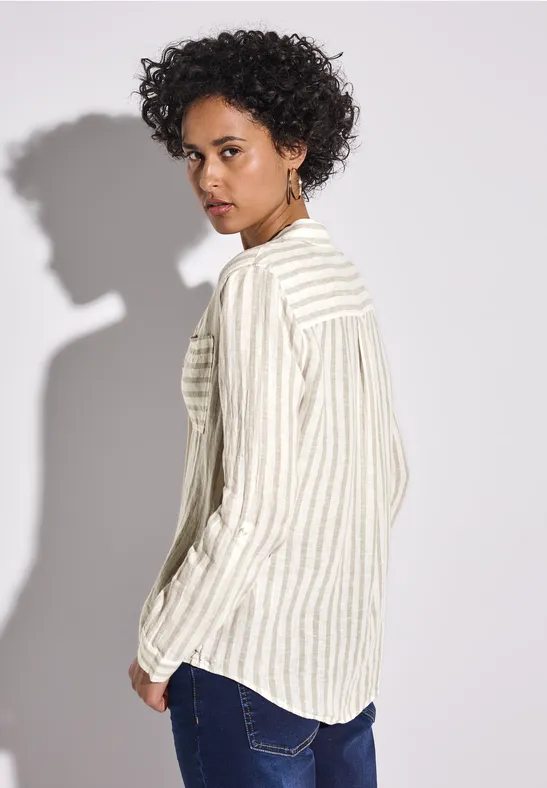 Chemisier Rayé Cintré Street One Taille 40 – Occasion En Très Bon état