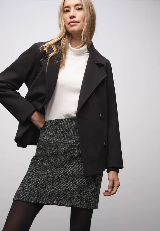 WE Fashion Dames kokerrok van wolmix WE Fashion Dames kokerrok van wolmix
