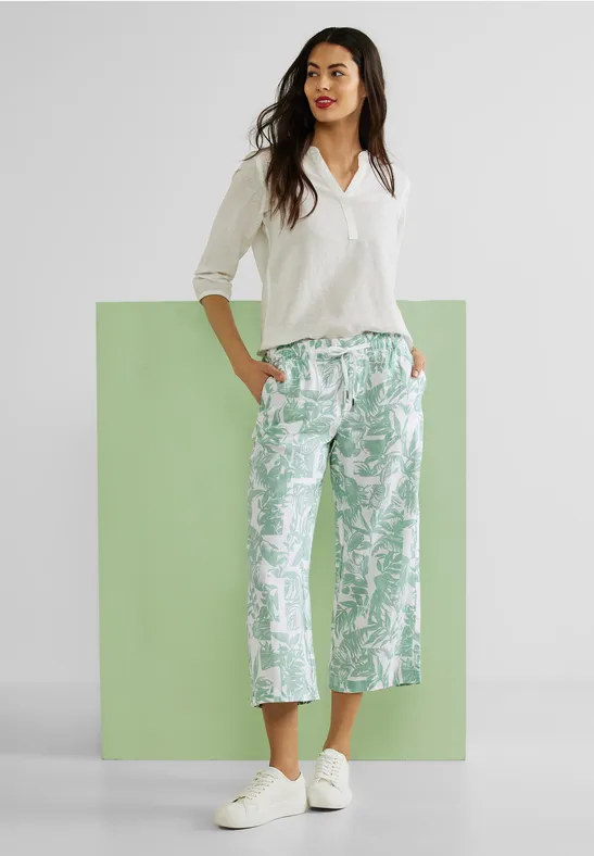 Street one leinenhose damen Clearance