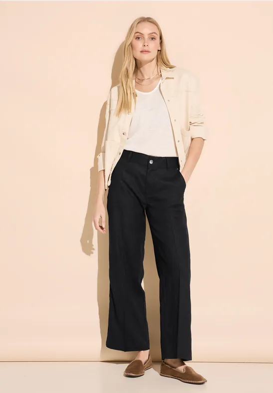 Street one leinenhose damen Clearance