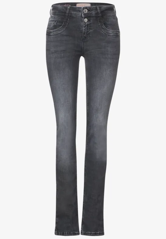 Street One Dames Wide Leg Jeans, lichtblauw schoon, 34