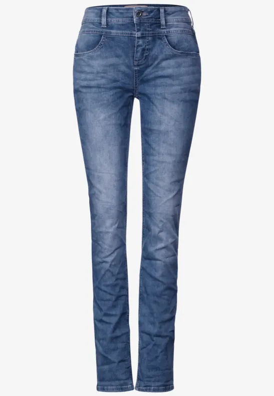 Slim Fit Jeans Voor Dames In Blauw - YORK