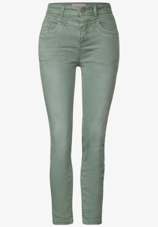 Street One Studio F212641 Jeans, Green Wash, One Size