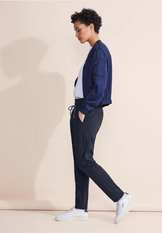 Pantalon De Sport Femme Coupe Wide Leg Ample - Taille Haute Avec Cordon, Style Décontracté Tendance