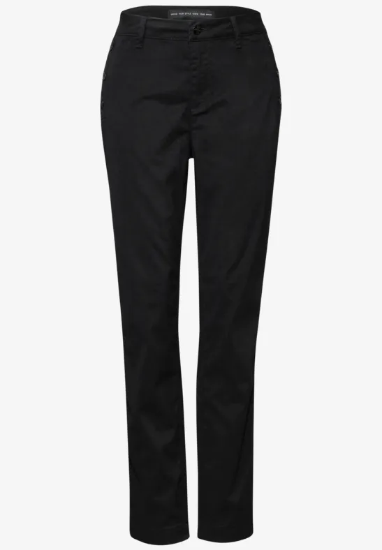 Pantalon Habillé Noir Femme – New York & Company – Taille 2 (État Très Bon)