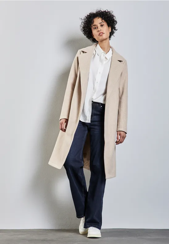 Optik Mantel Blau Zalando Street One Mantel STREET-ONE Wide Leg