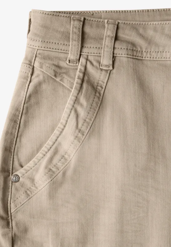 Pantalon Jean Slim 7/8ème Beige Femme - Marque One Step Taille 36 - Occasion Très Bon État