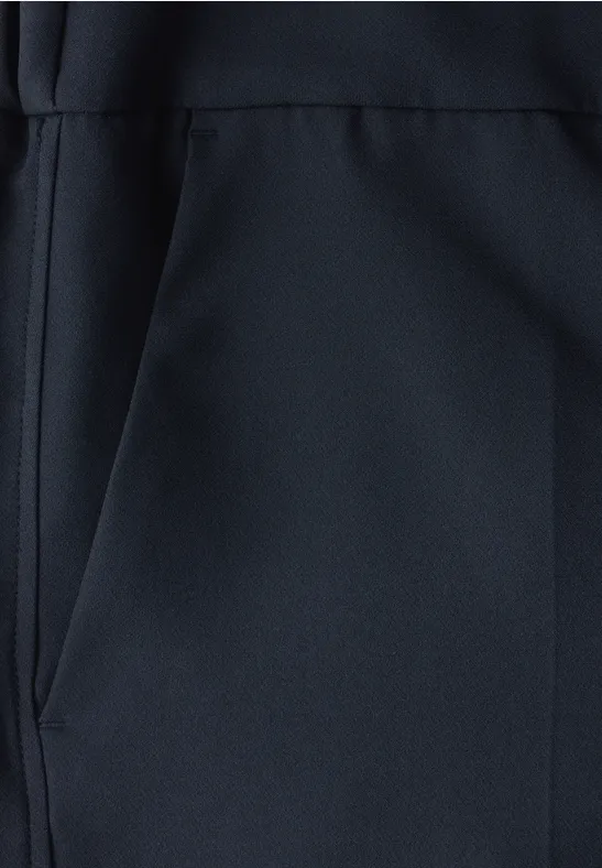 Straight Leg Twill Hose für Damen in Grau Straight Leg Twill Hose für Damen in Grau