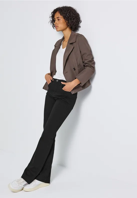 STREET-ONE Jeans Bootcut Leg für Damen in Schwarz | STREET-ONE
