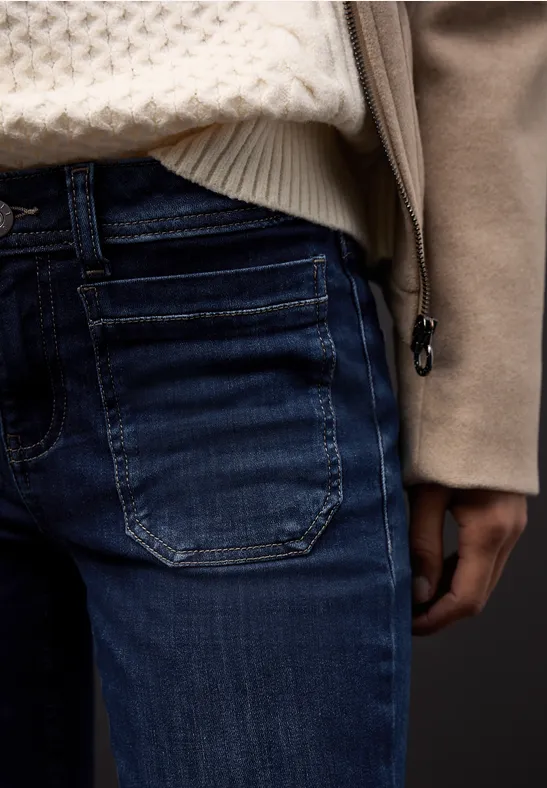 Bootcut Jeans für Damen in Schwarz