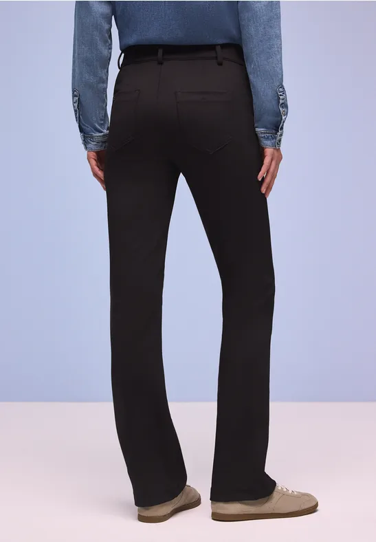 Street One Bootcut damesbroek, zwart, 38W / 30L