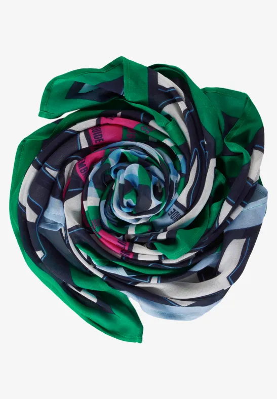 Street One Foulard Donna In Modal Con Stampa Grafica – Quadrato 110x110 Cm, Morbido E Leggero - 5