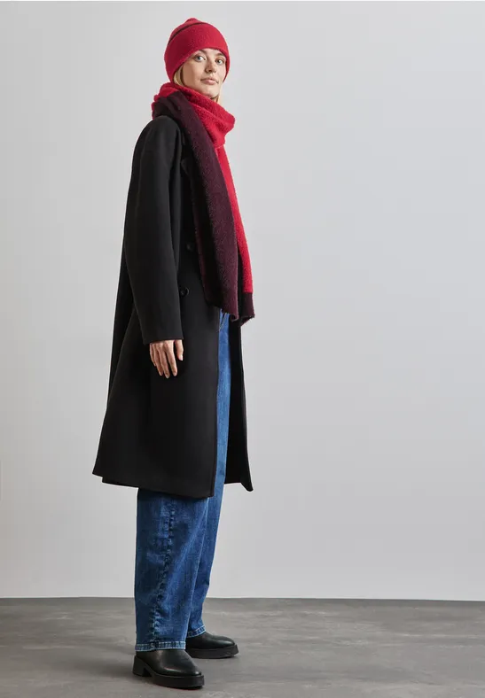 Écharpe Longue Femme Street One - Fil De Plumes Doux - 180 Cm - Pour Automne/Hiver - Confortable Et Chaud