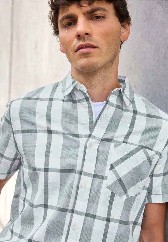 Gramicci Chemise à Carreaux | Bleu | MA