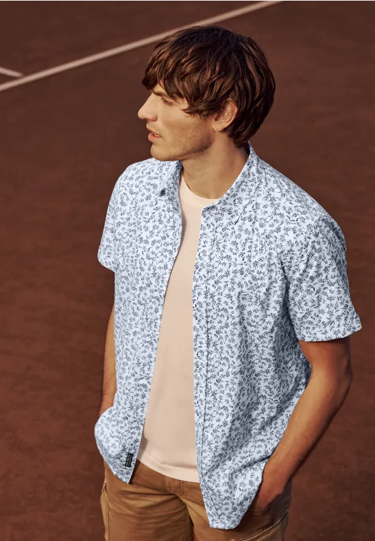 AllSaints FLEUR FAZED - Overhemd - blue/blauw AllSaints FLEUR FAZED - Overhemd - blue/blauw