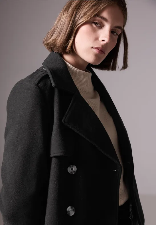 Trench Coat Noir Court Femme Morgan Trench Coat Femme Noir Morgan