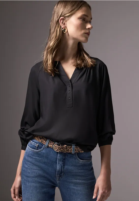 Street One Studio RAGLAN IN UNIFARBE - Blouse - Grün/vert