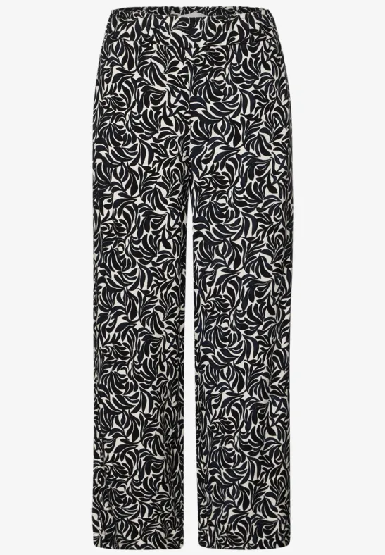 STREET-ONE Culotte à motifs pour femmes en Beige STREET-ONE