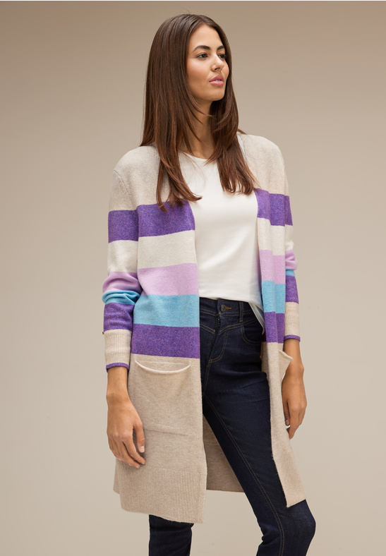 Street One Striped cardigan